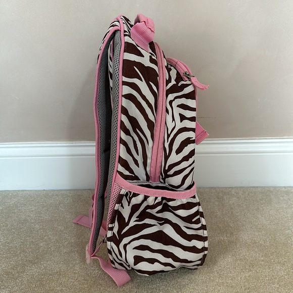 Pottery Barn Kids Mackenzie Zebra Print Large Backpack - Picture 3 of 7